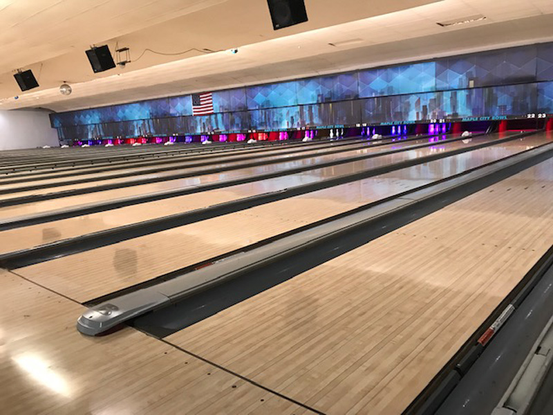 bowling lanes